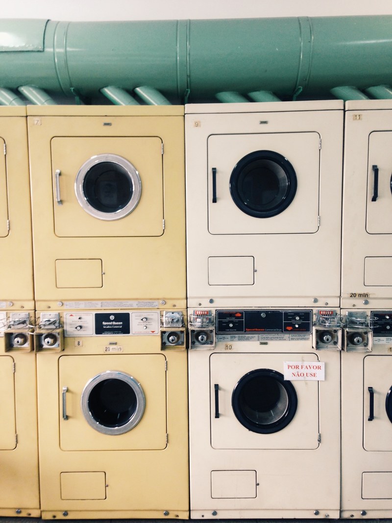 washing machine laundrymat pastel and color hd, 4k