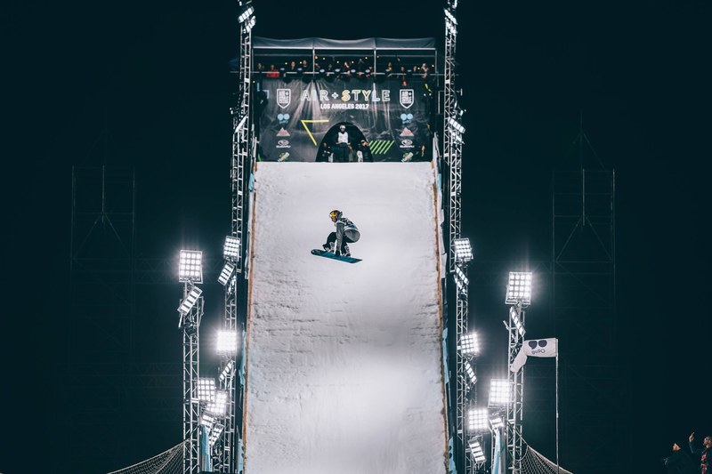 snowboard sport jump and ramp 4k