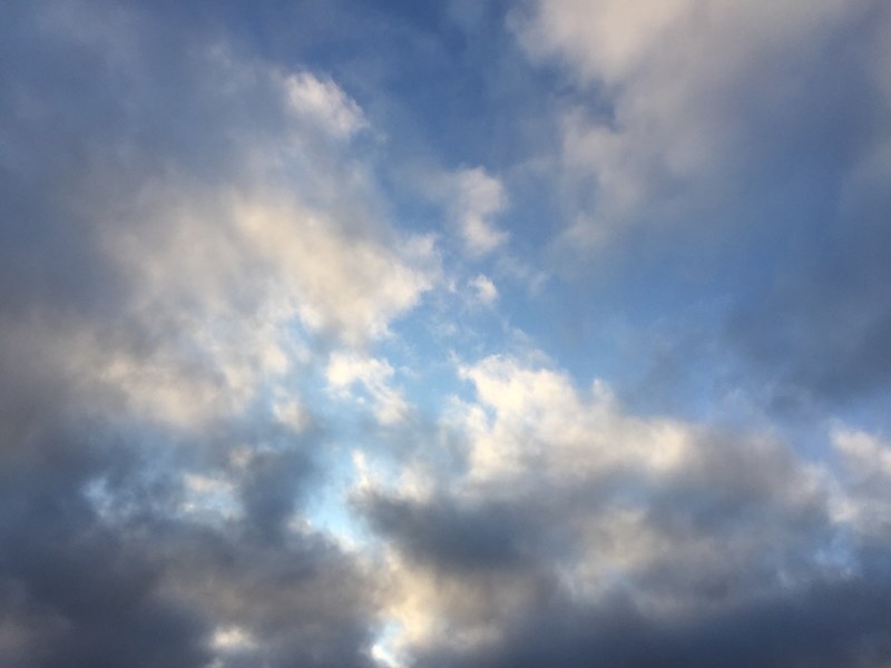 heaven rain sunny and blue sky 4k