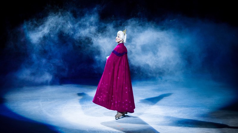 fog ice skating frozen and ice 4k