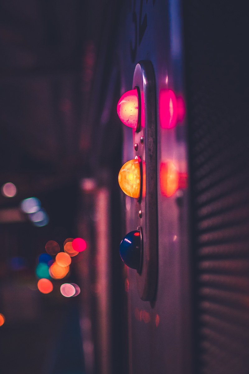 flashing bokeh 4k