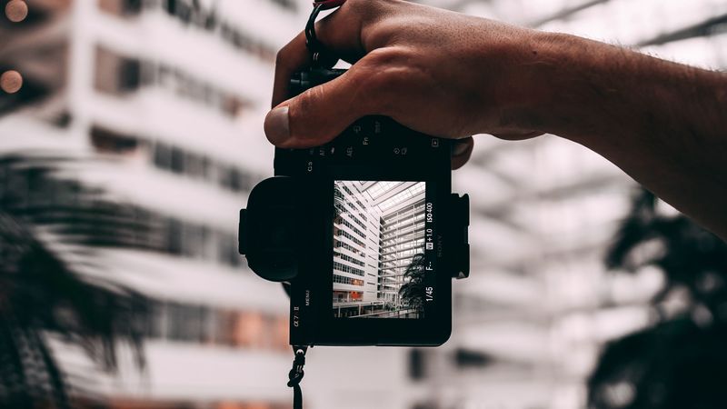 camera, technique, hand, frame, 4k