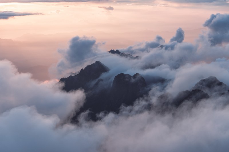 clouds of candy cotton 4k