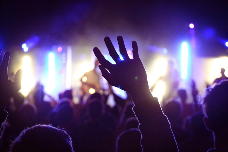 concert crowd performance and people 4k