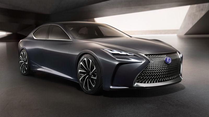 lexus, lf fc, side view, 4k