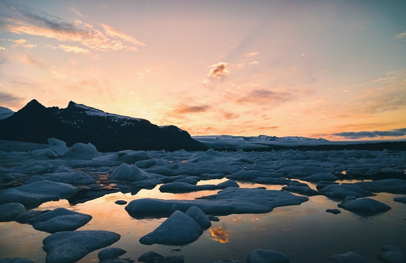 water ice frozen and snow 4k