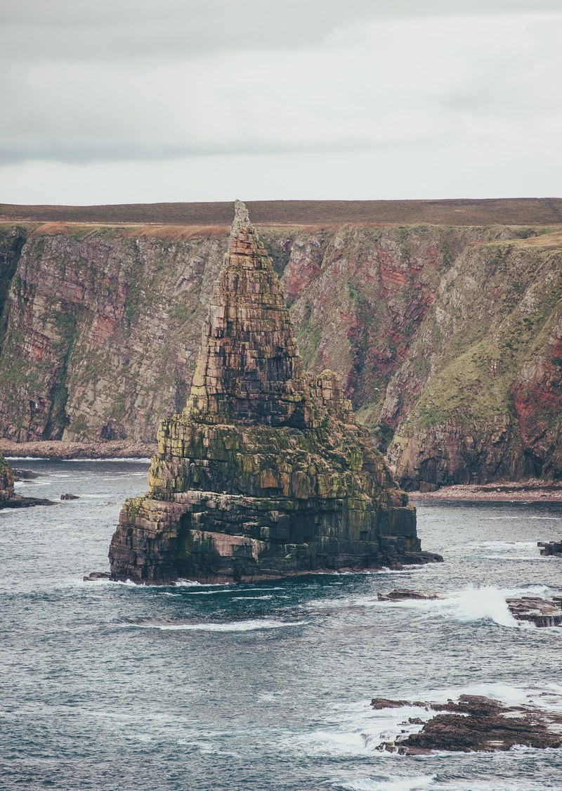 cliff coast highland and outcrop hd, 4k
