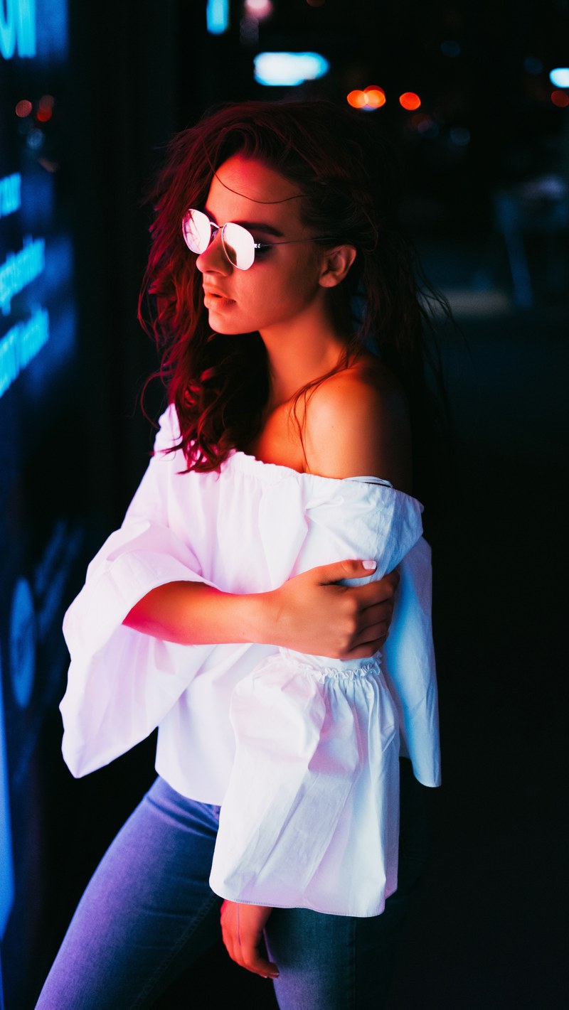 woman female sunglasses and hair hd, 4k