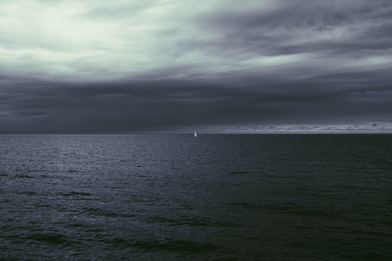 cloud water cloudscape and body of water 4k