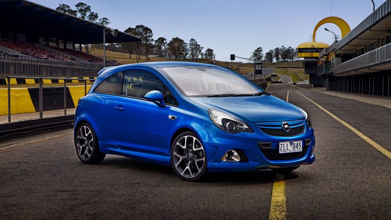 opel, corsa, side view, 4k