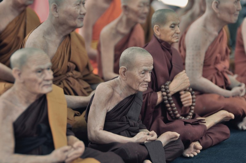 monk meditate buddhist and buddhism 4k