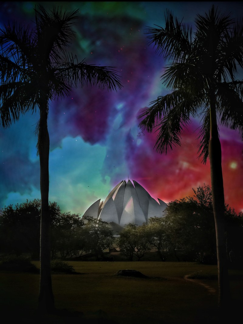 lotus temple 4k