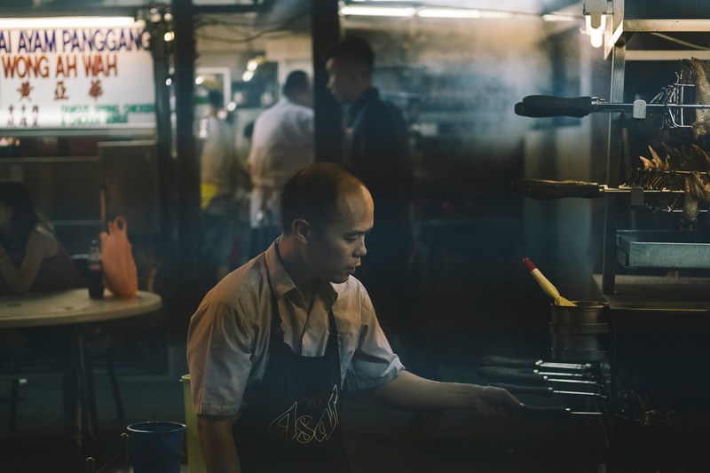 alor street market kuala lumpur 4k