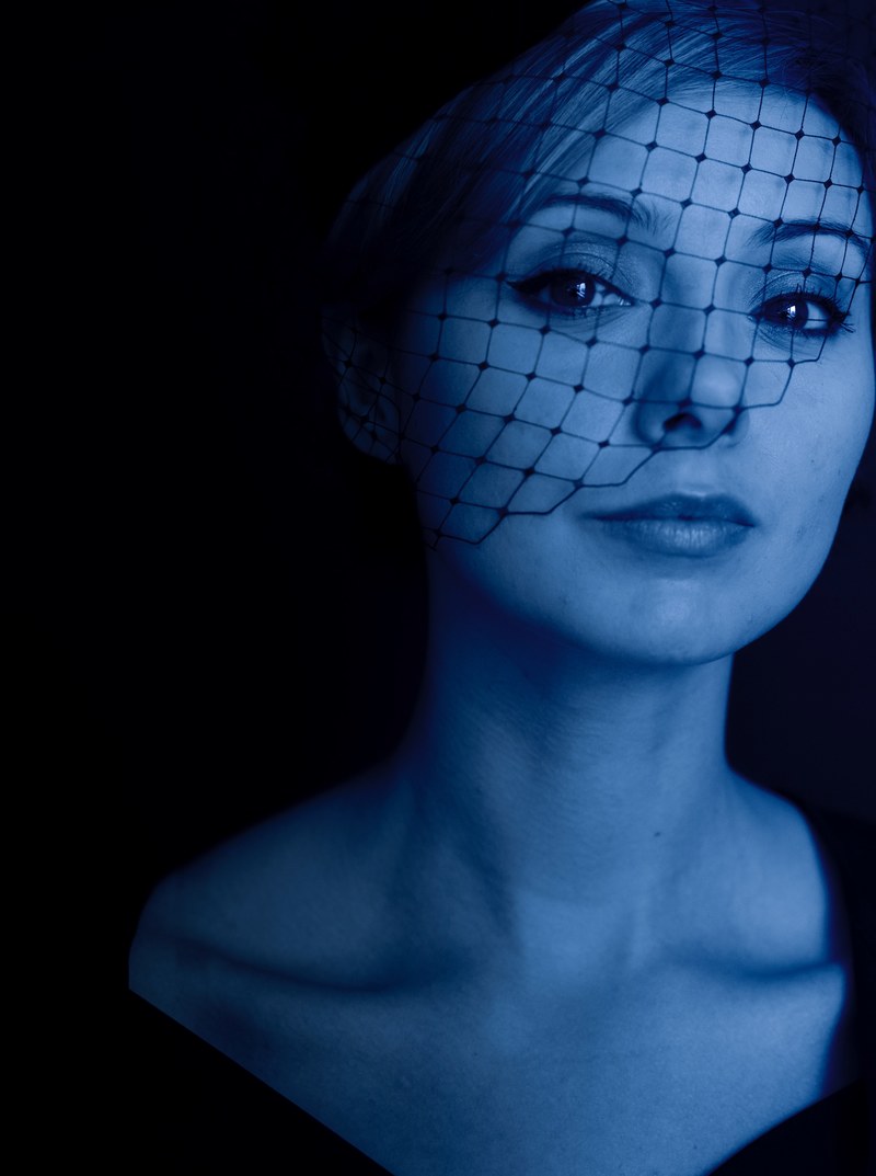 woman veil face and eyes hd, 4k