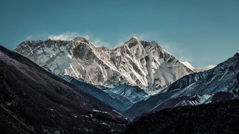 mountain, high, beautiful landscape, 4k