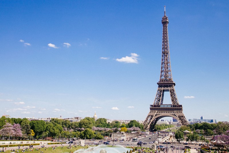 eiffel tower architecture tower and monument 4k