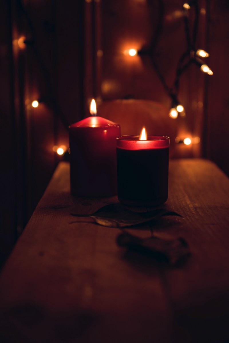 candle light wood and dark hd, 4k