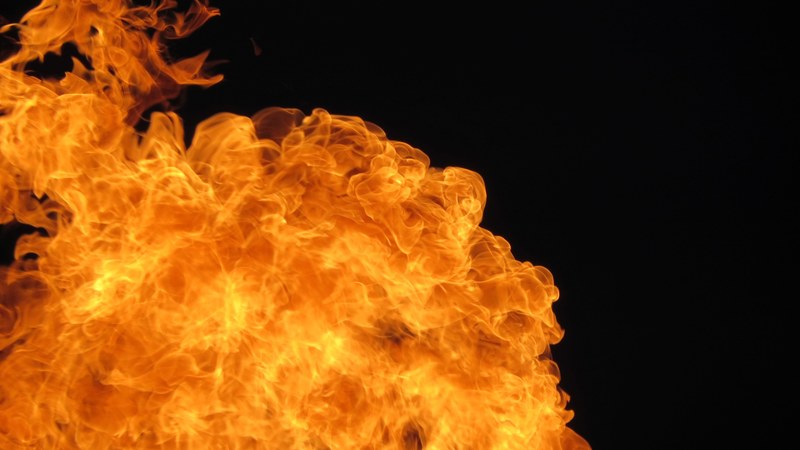 flame fire heat and blaze 4k