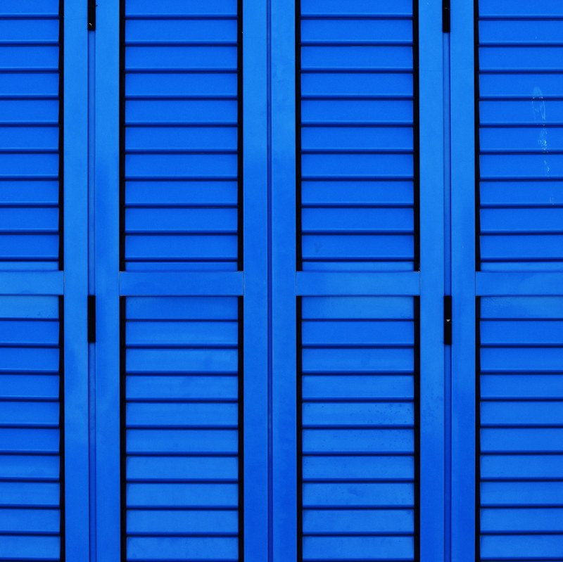 shutter window shutter blue and pattern 4k