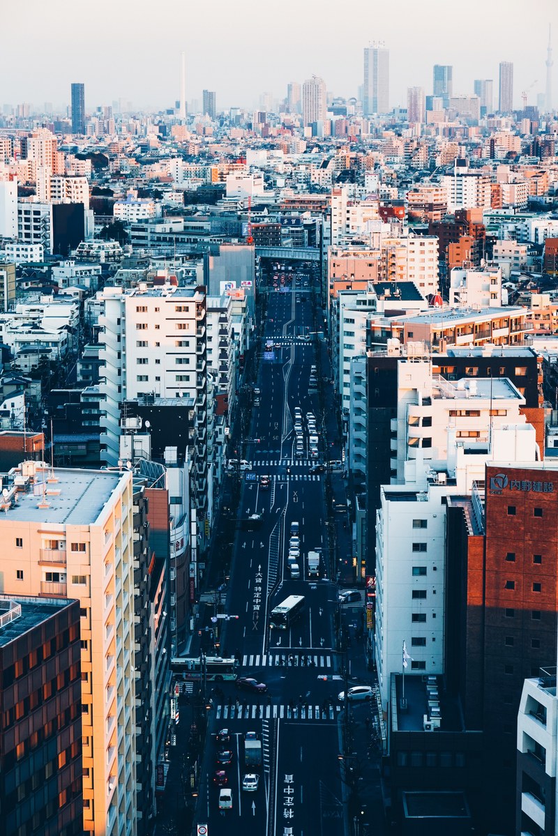 tokyo city view 4k