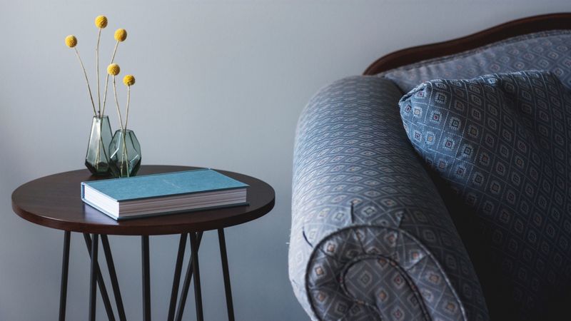 table, vase, flower, book, 4k