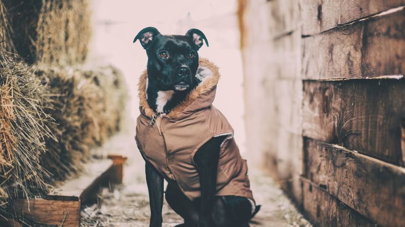 dog, costume, sitting, shepherd, 4k