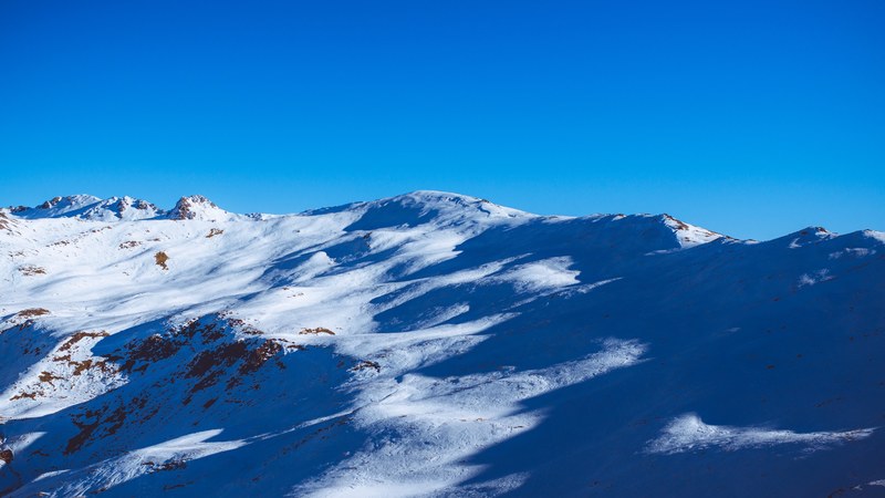 a snow covered mountain at nelson lakes national park in new zealand, snowy mountain in nelson lakes national park 4k