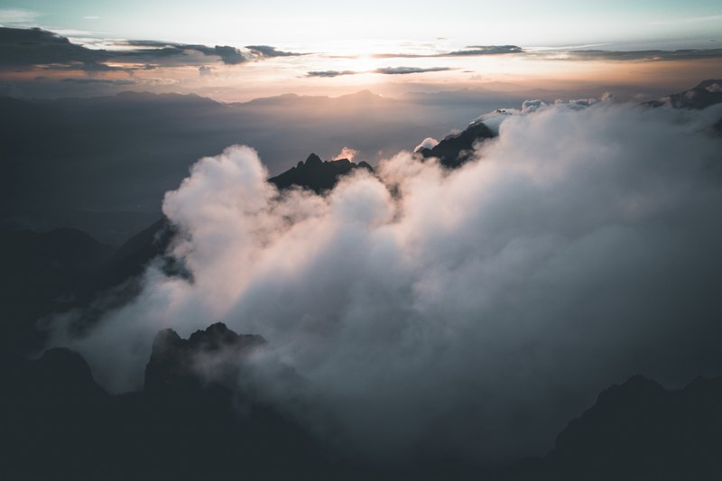 candy cotton clouds 4k