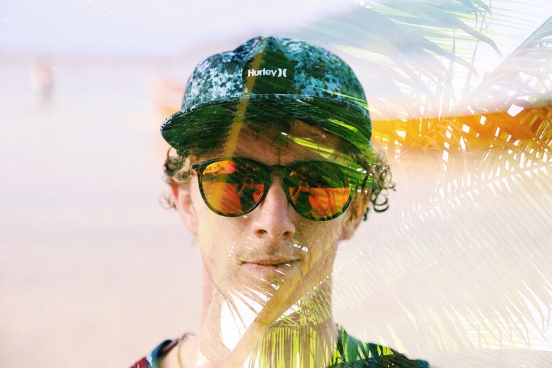 person sunglass glass and face 4k
