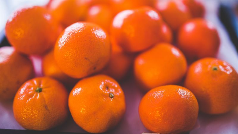 tangerines, fruit, citrus, ripe, 4k