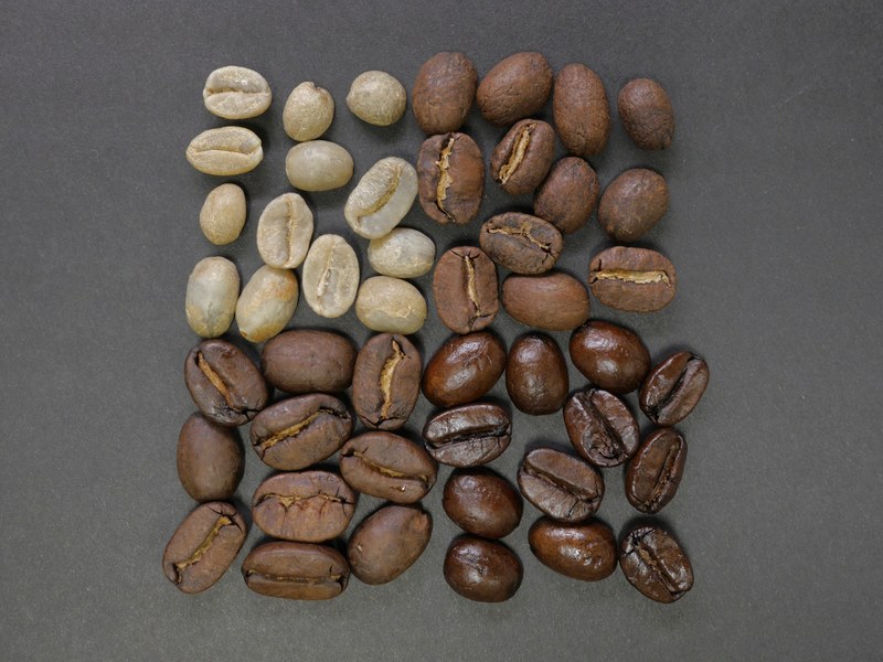 brown coffee bean and coffee bean 4k
