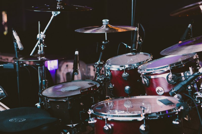 drum music drumset and musical instrument 4k