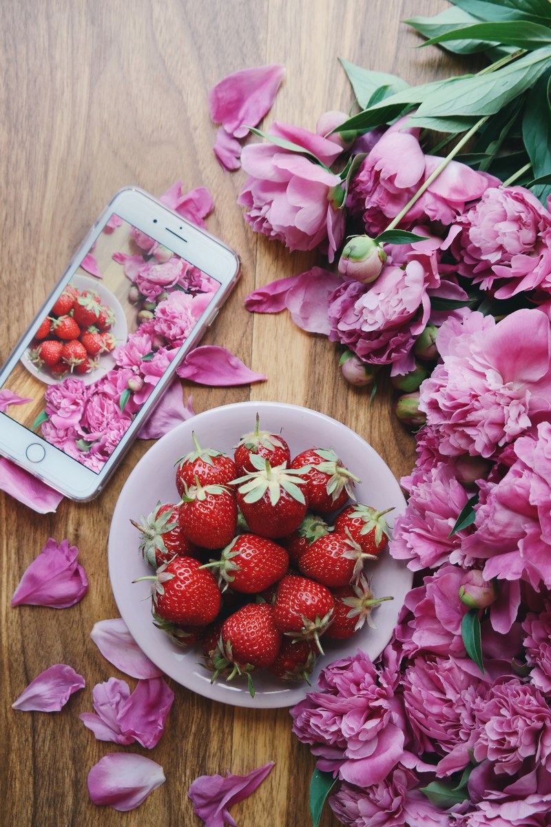 strawberry summer food and fruit hd, 4k