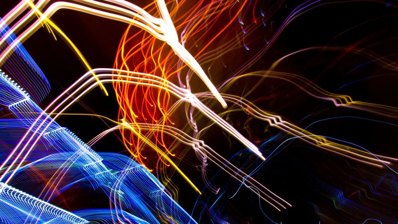 long exposure, freezelight, glow, 4k