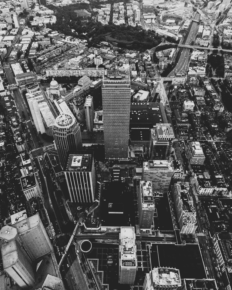 architecture black and white building and boston hd, 4k