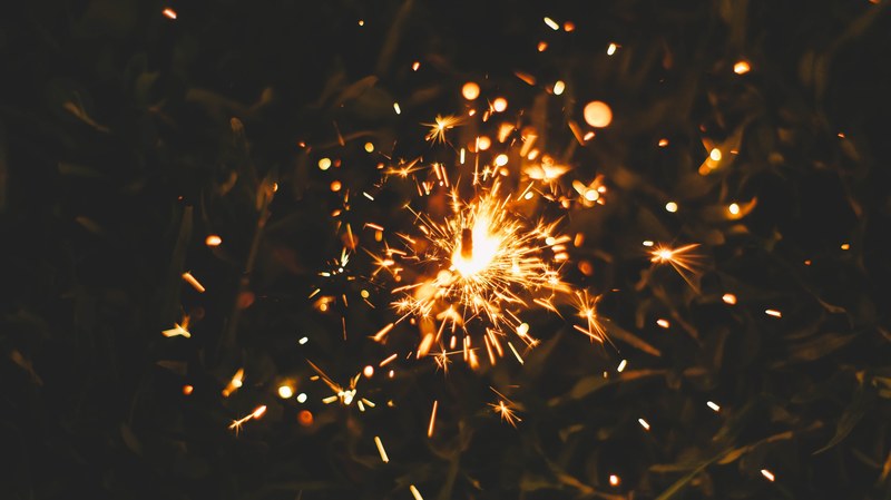 sparkler sparkle spark and firework 4k
