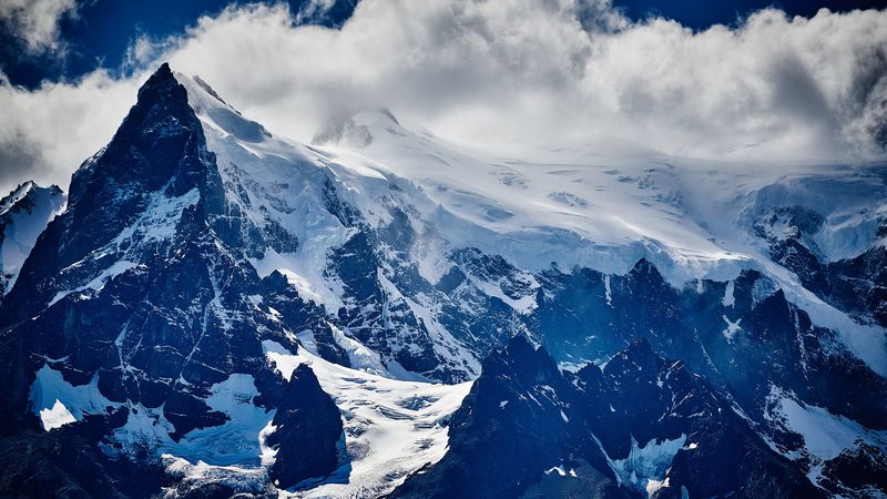 mountains, high, snow, 4k