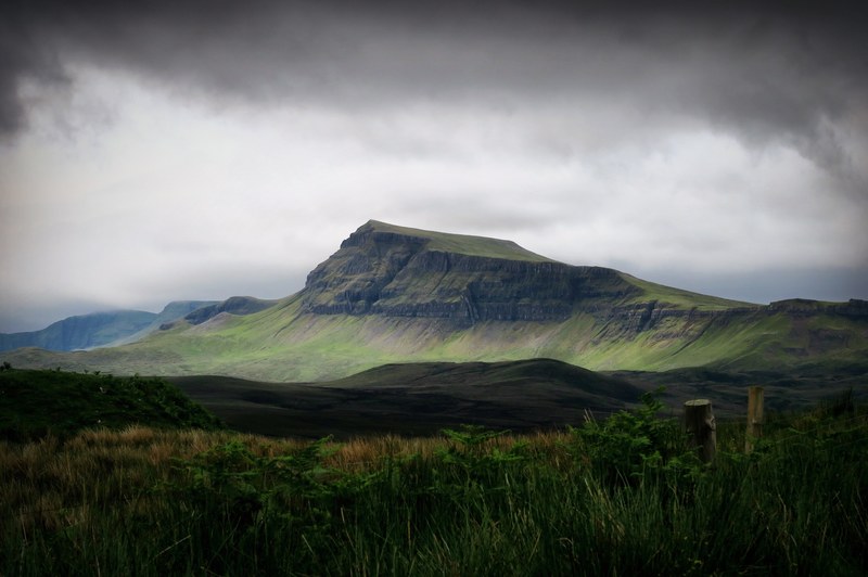 mountain cloud hill and highland 4k