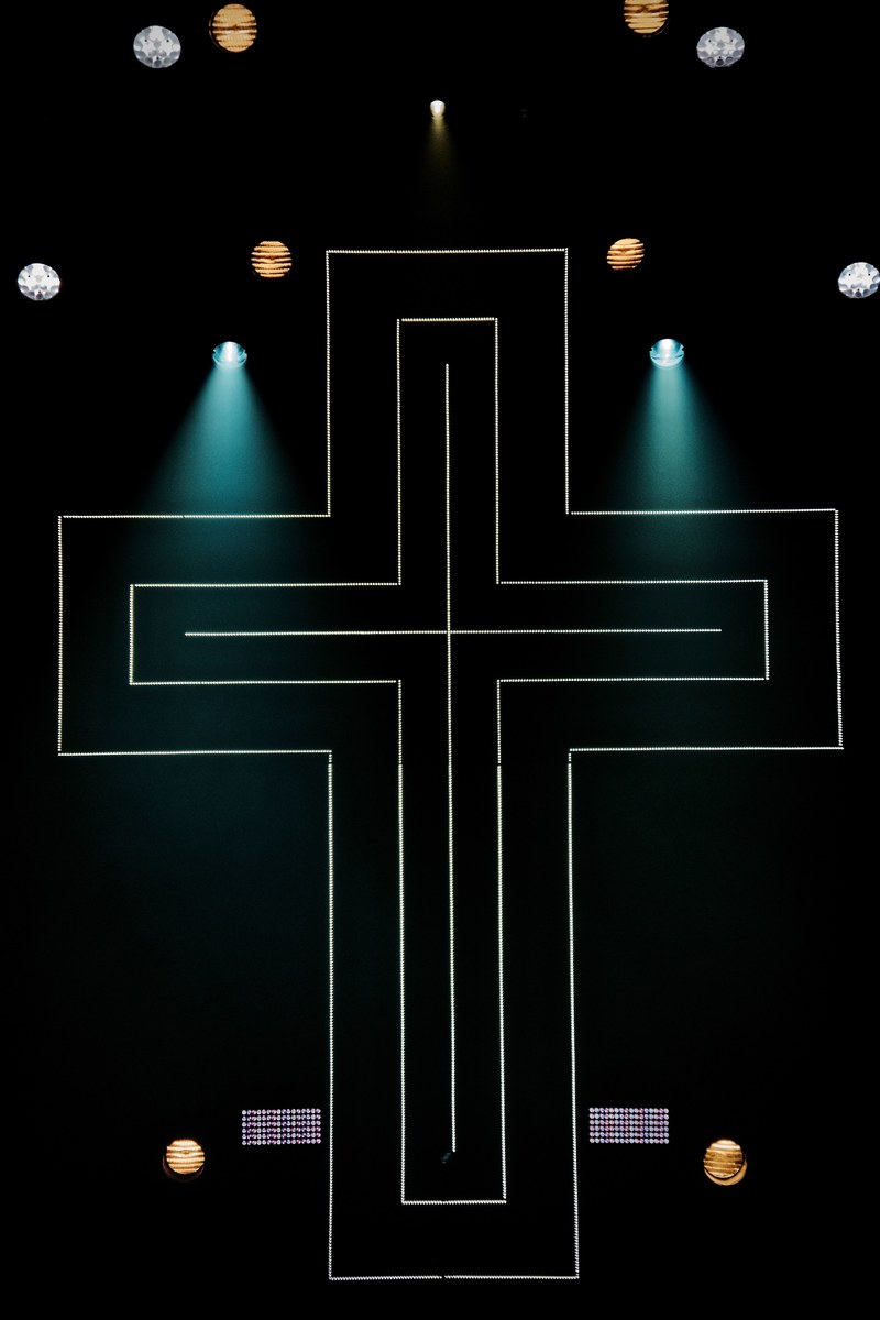 cross light beam and dark hd, 4k