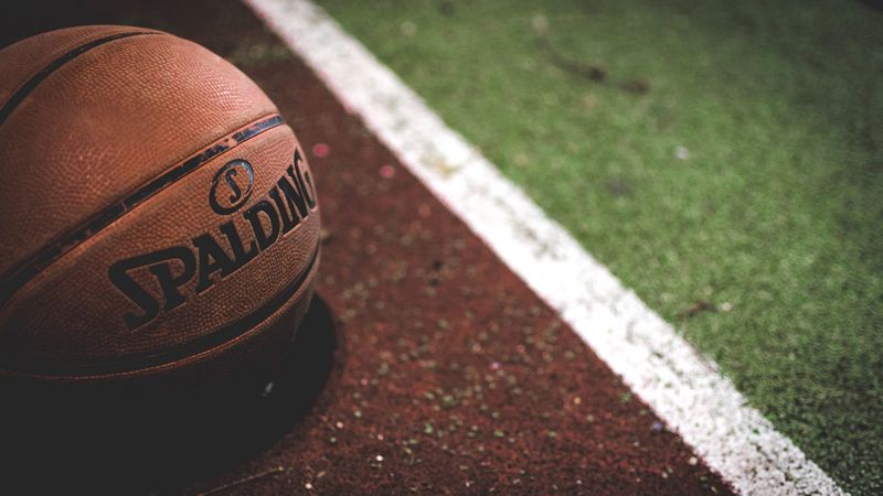 basketball ball, basketball, spalding, 4k