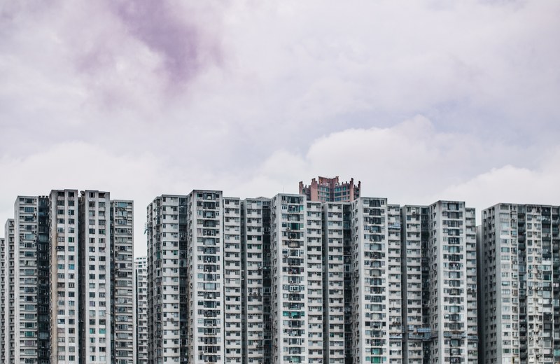 hong kong hi rise 4k