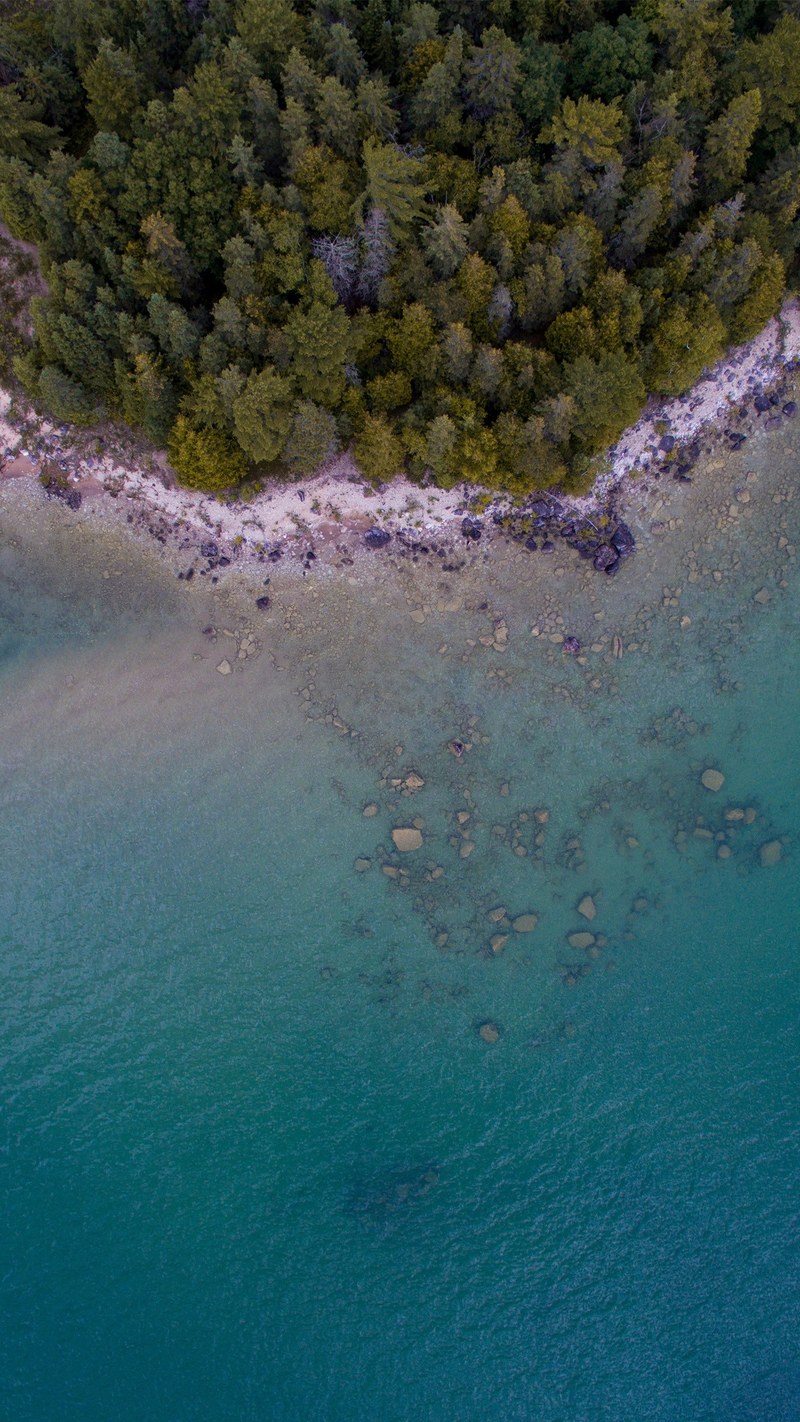 shore line beach rocks and water hd, 4k