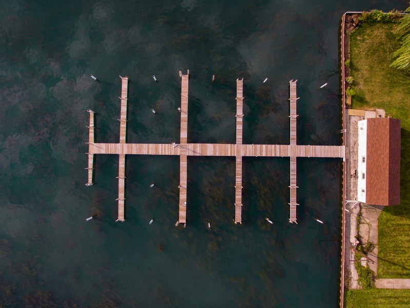 dock boat dock pier and lake 4k