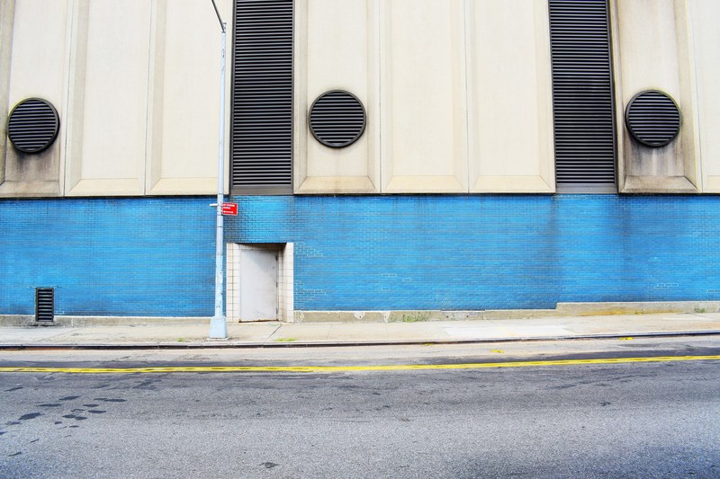 wall building architecture and street 4k