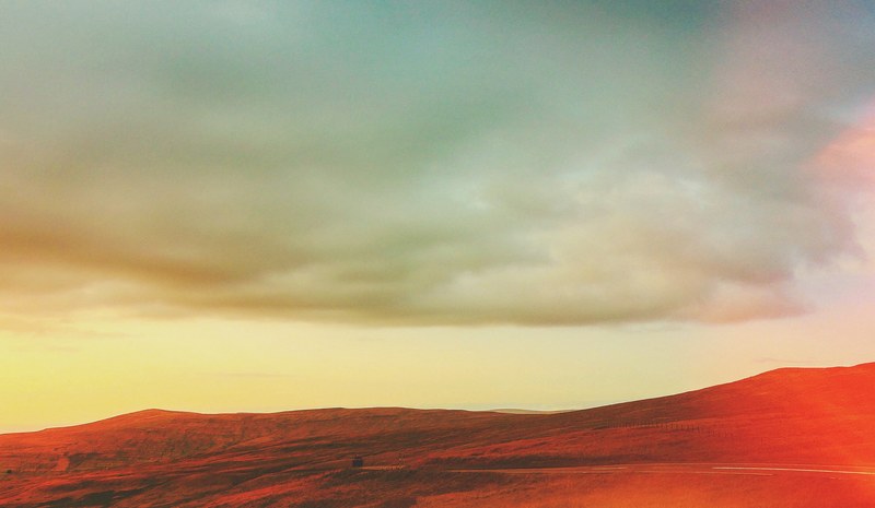 tranquility tranquil landscape and red 4k