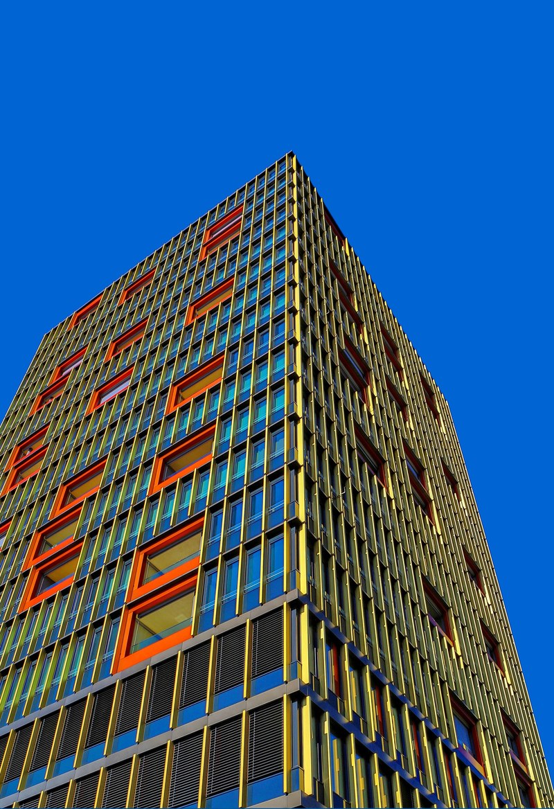 colorful facade 4k