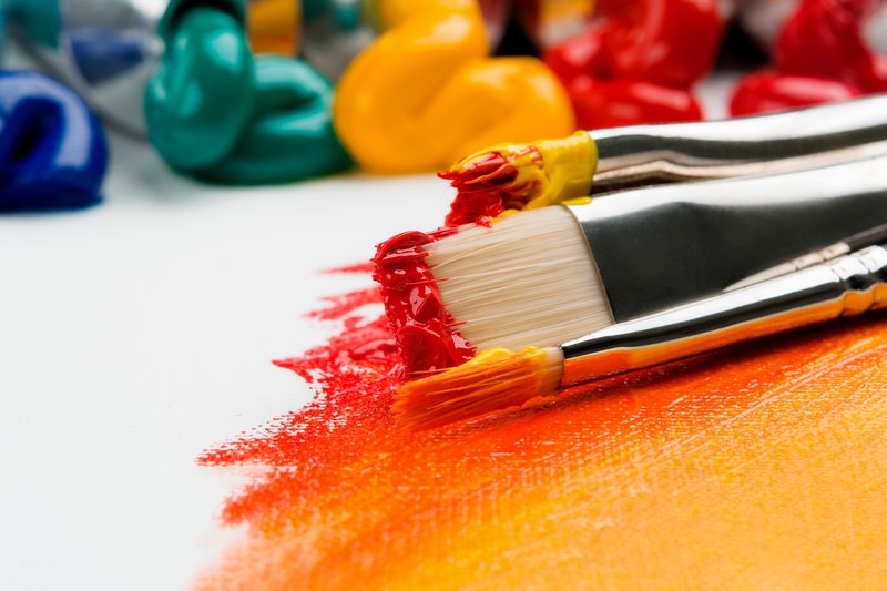 paint paintbrush color and colour 4k