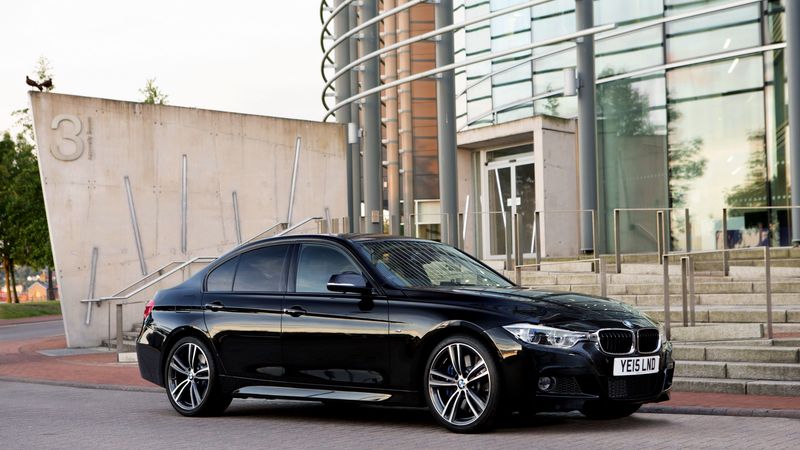 bmw, f30, side view, 4k