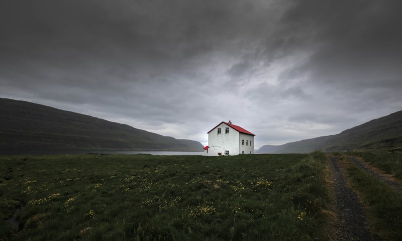 traditional icelandic house 4k