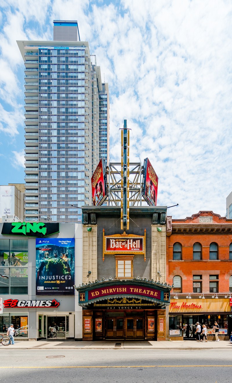 ed mirvish theatre streetscape 4k